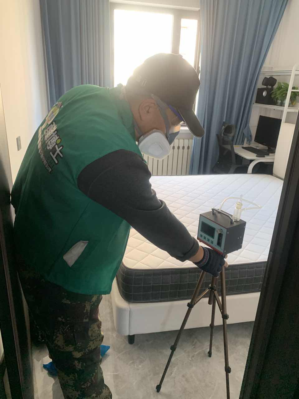 湖南醛博士百和国际小区测甲醛 甲醛检测现场